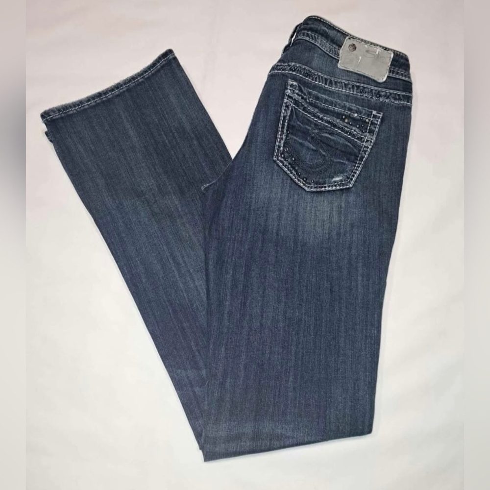 Silver Aiko Boot Cut Jeans Size 29 X 35 - New Without Tags